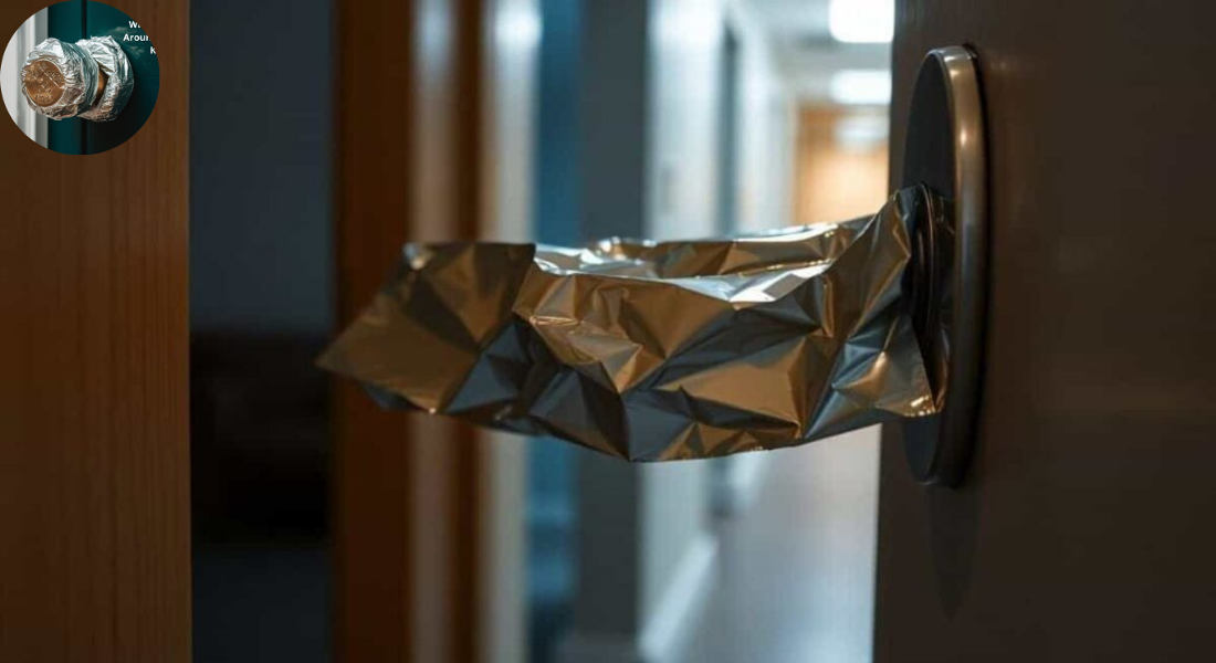 how-to-wrap-foil-around-your-home-door-knob-home-improvement-cast