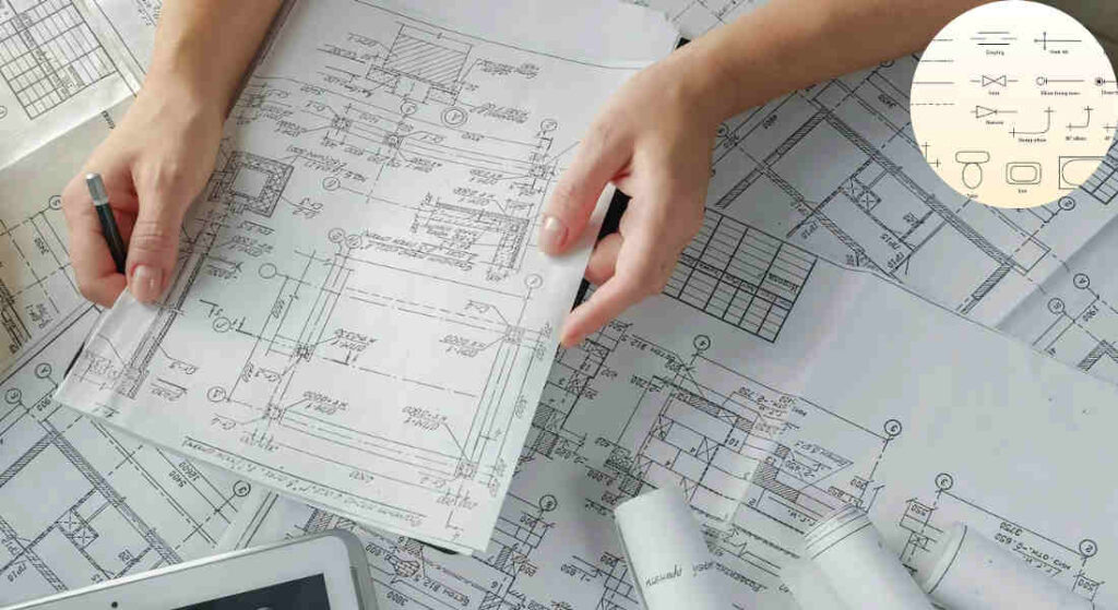 how to read home plumbing plans