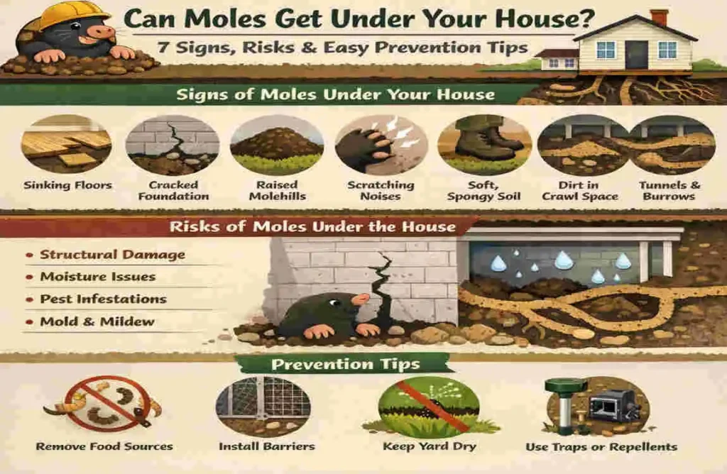 Can Moles Get Under Your House? 7 Signs, Risks & Easy Prevention Tips