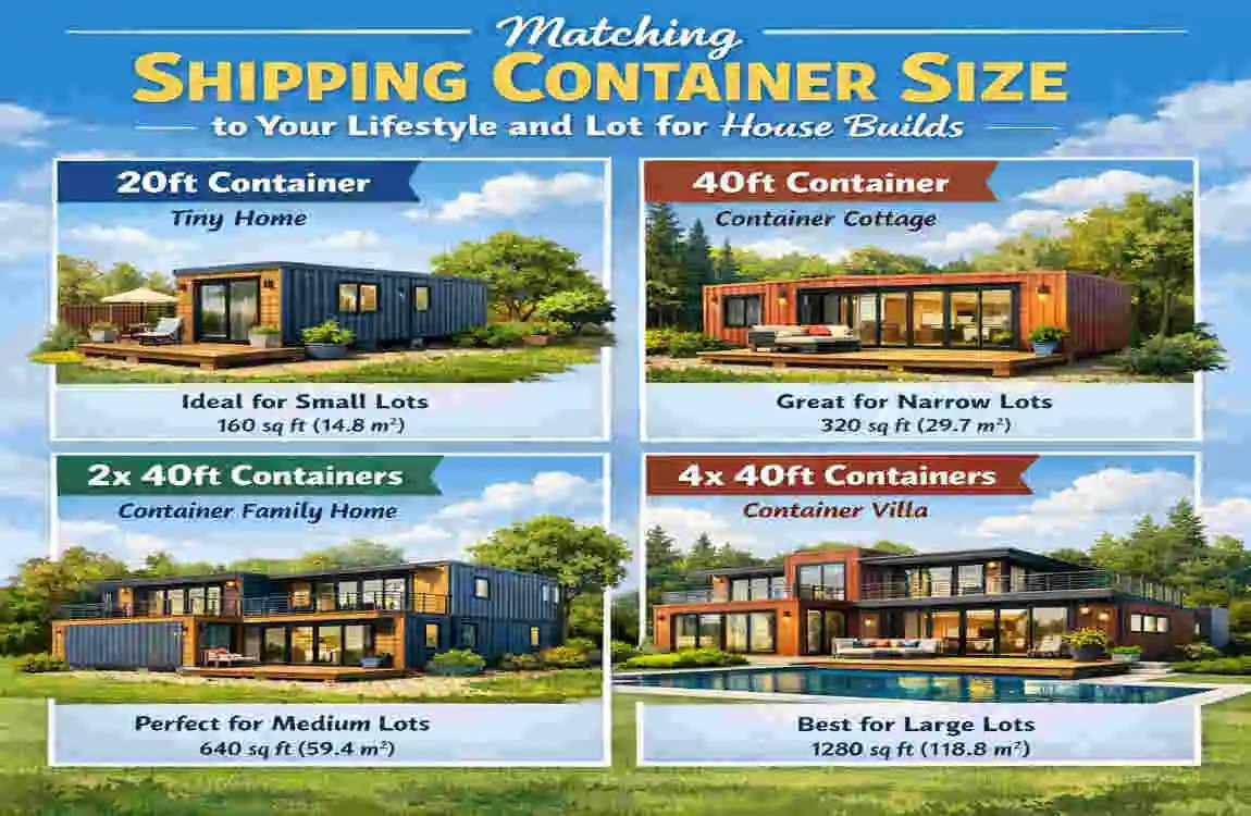 Ideal Shipping Container Size for House Builds