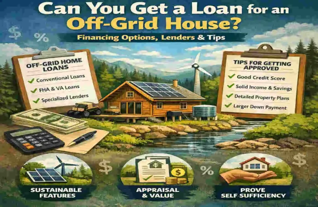 Can You Get a Loan for an Off-Grid House? Financing Options, Lenders & Tips Can You Get a Loan for an Off-Grid House? Financing Options, Lenders & Tips