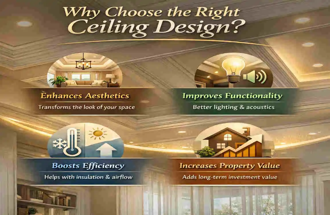 types of house ceilings