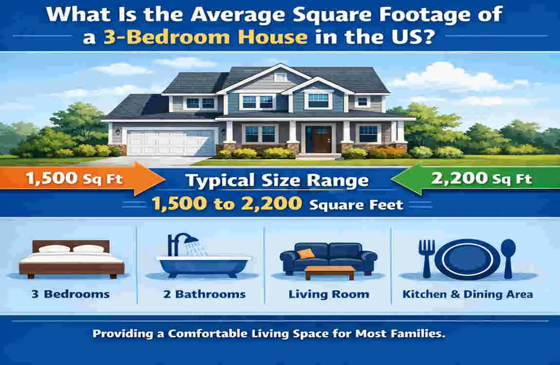 Average Square Footage of a 3-Bedroom House: US Trends, Costs & Ideal Sizes
