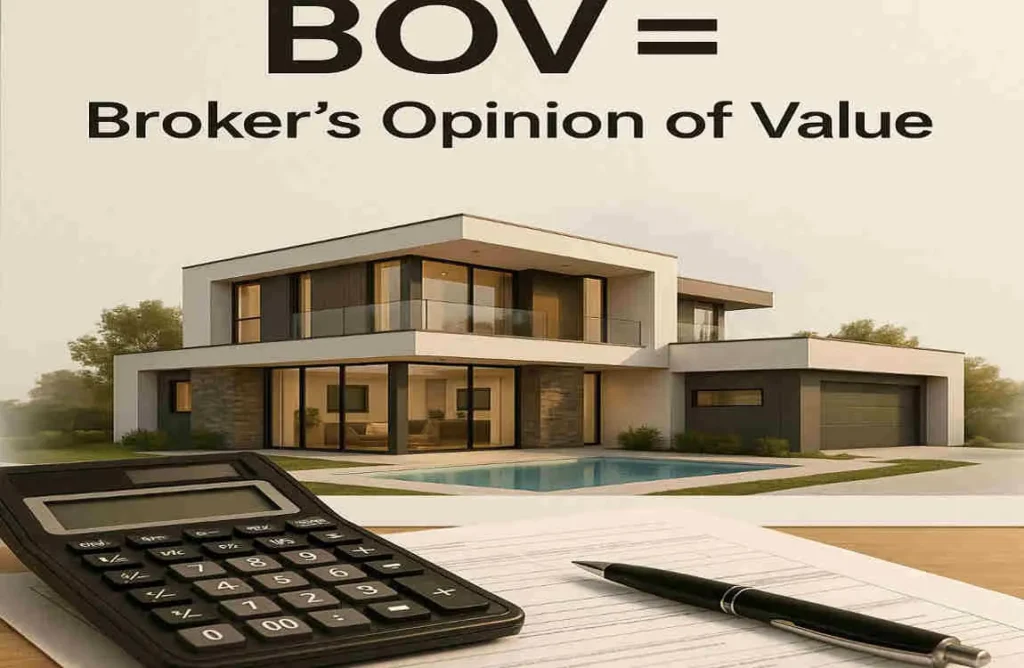 what does bov stand for in home real estate