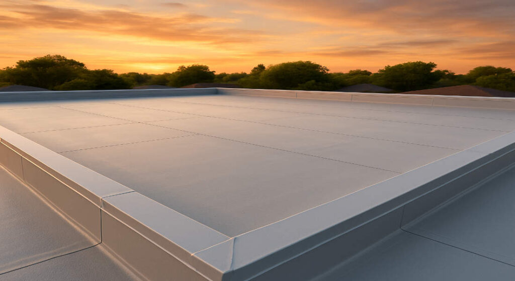how to patch a flat roof
