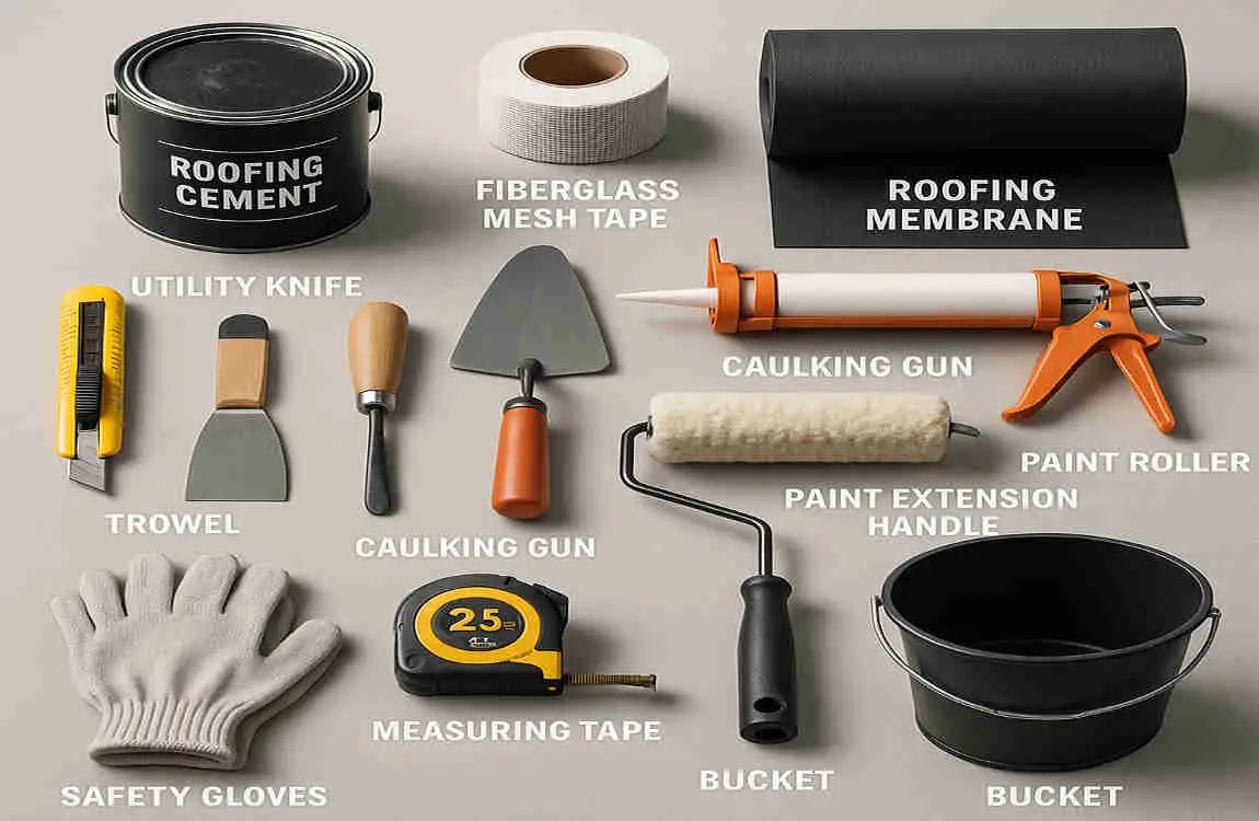 how to patch a flat roof