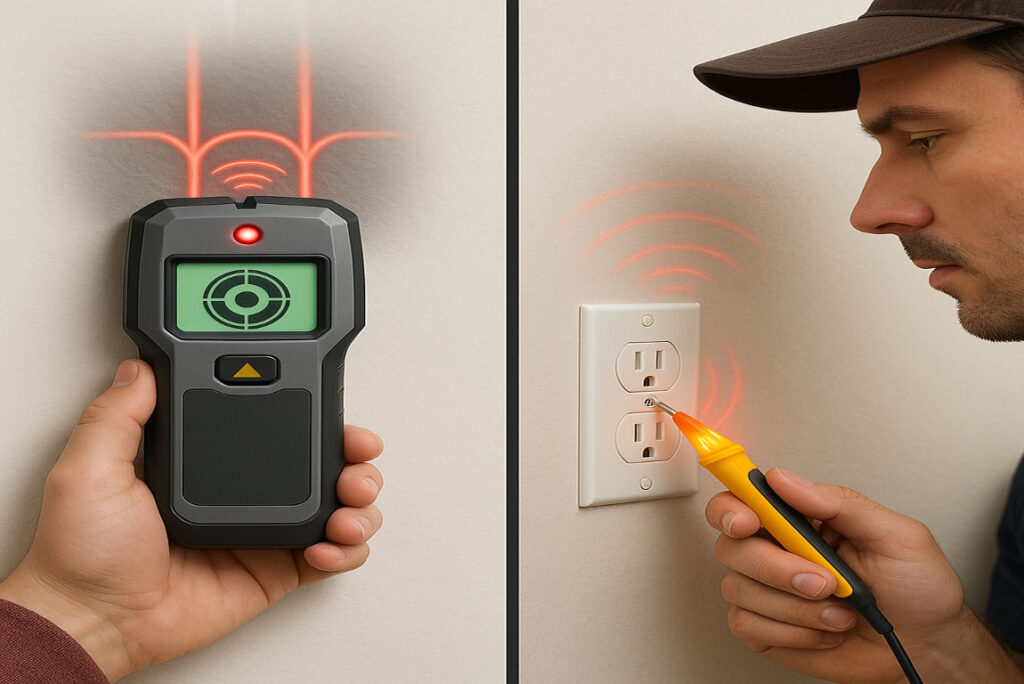 how to check for wires in wall