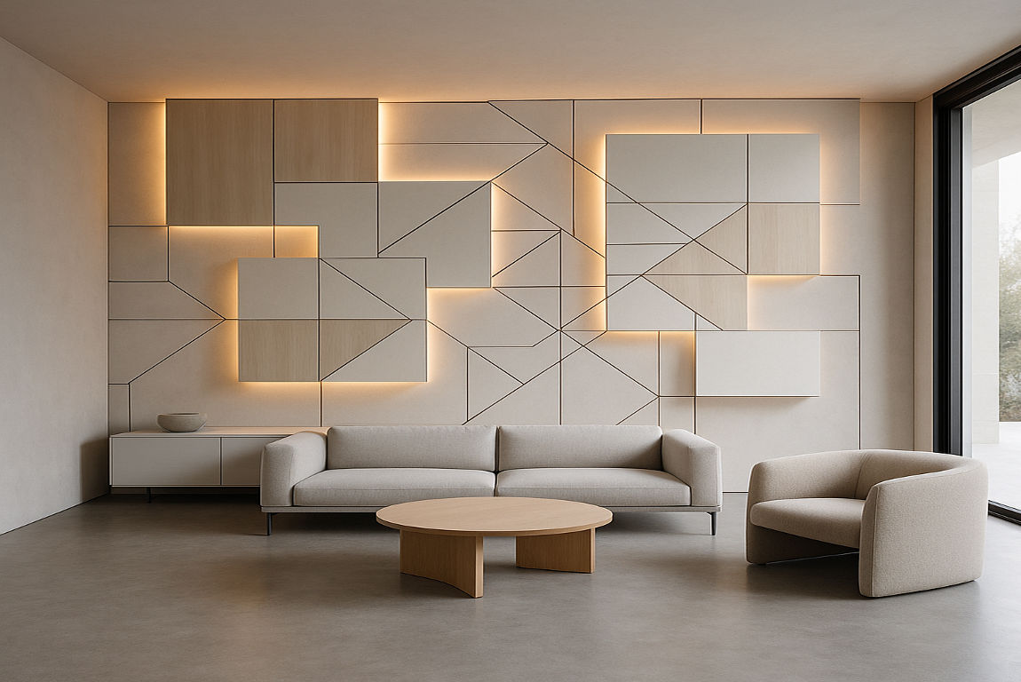 Modern false wall house ideas