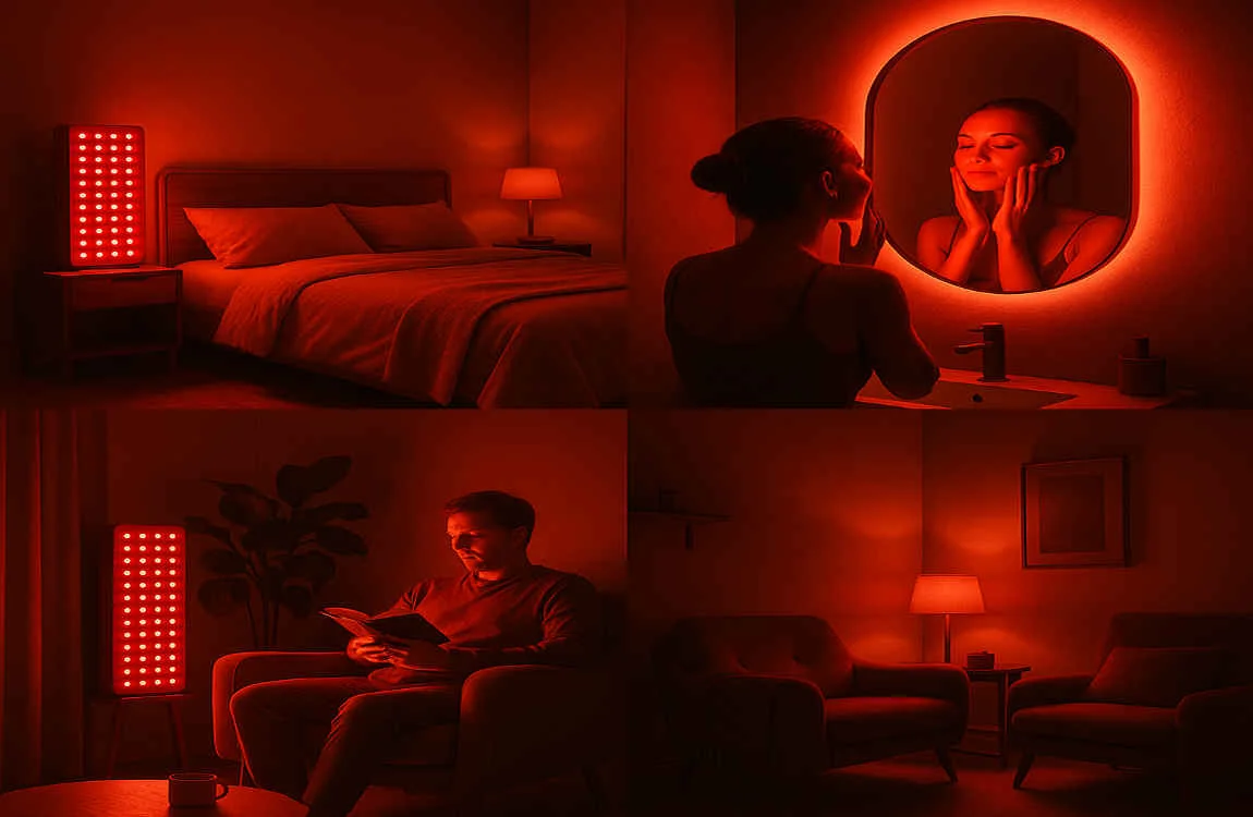 Why would someone have a red light in their house?