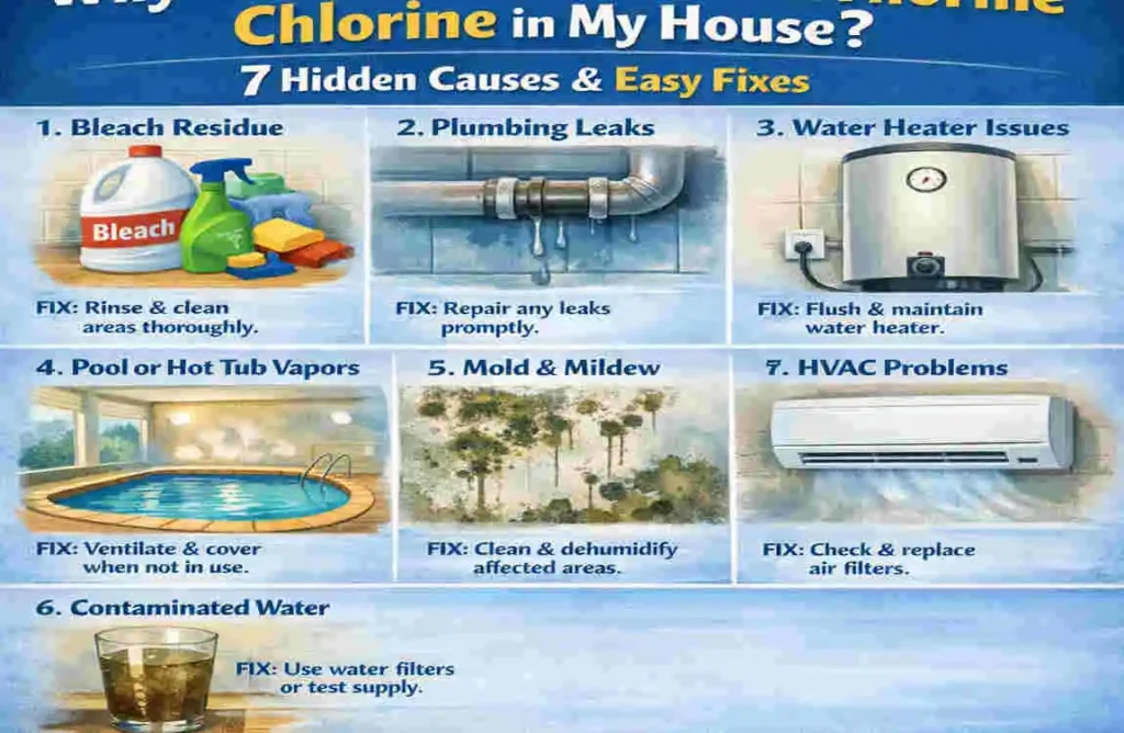 Why Does It Smell Like Chlorine in My House? 7 Hidden Causes & Easy Fixes Why Does It Smell Like Chlorine in My House? 7 Hidden Causes & Easy Fixes