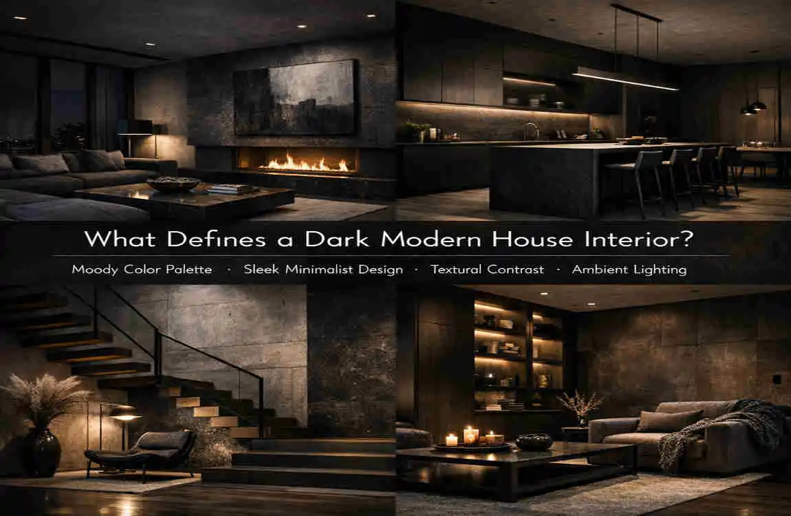 Dark Modern House Interiors: Moody Luxe Trends for Bold, Cozy Homes