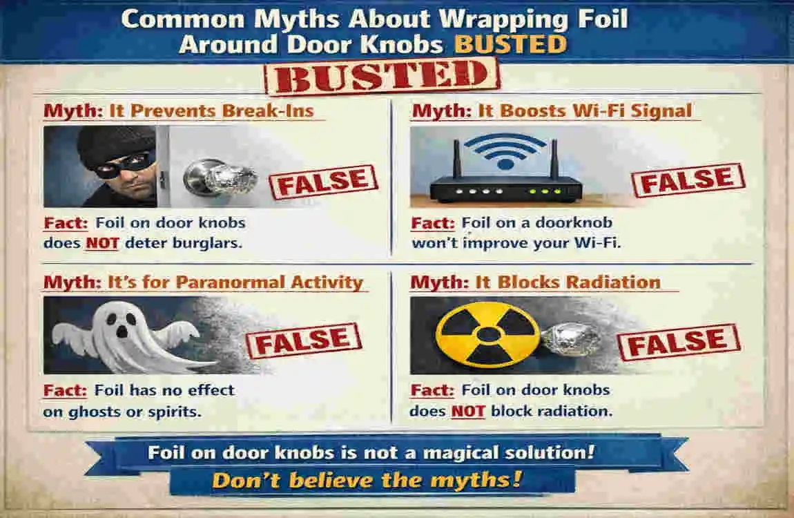 Why Wrap Foil Around Door Knobs? Genius House Hack Revealed