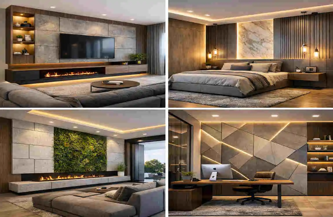 15 Modern False Wall House Ideas to Maximize Space and Style