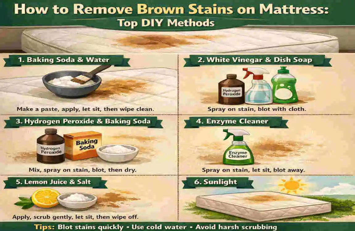 Brown Stains on Mattress? Easy House Cleaning Fixes