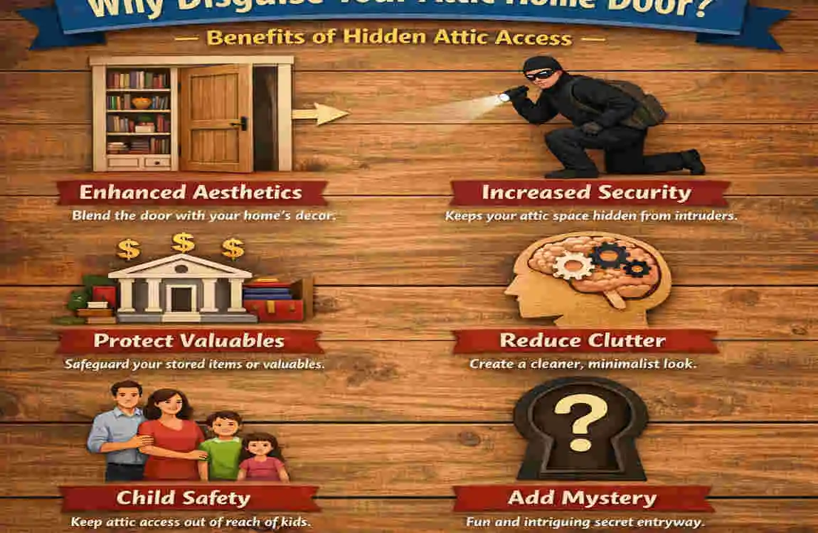 10 Clever Ways to Disguise Your Attic Home Door: Hidden Hacks for Secret Storage