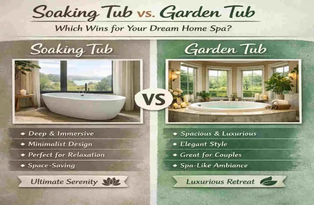 Soaking Tub vs Garden Tub: Which Wins for Your Dream Home Spa