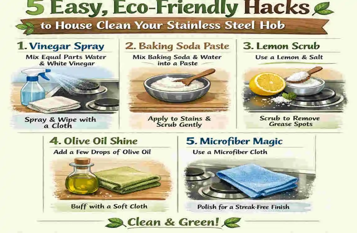 How to House Clean Stainless Steel Hob: 5 Easy, Eco-Friendly Hacks for a Spotless Shine in Minutes