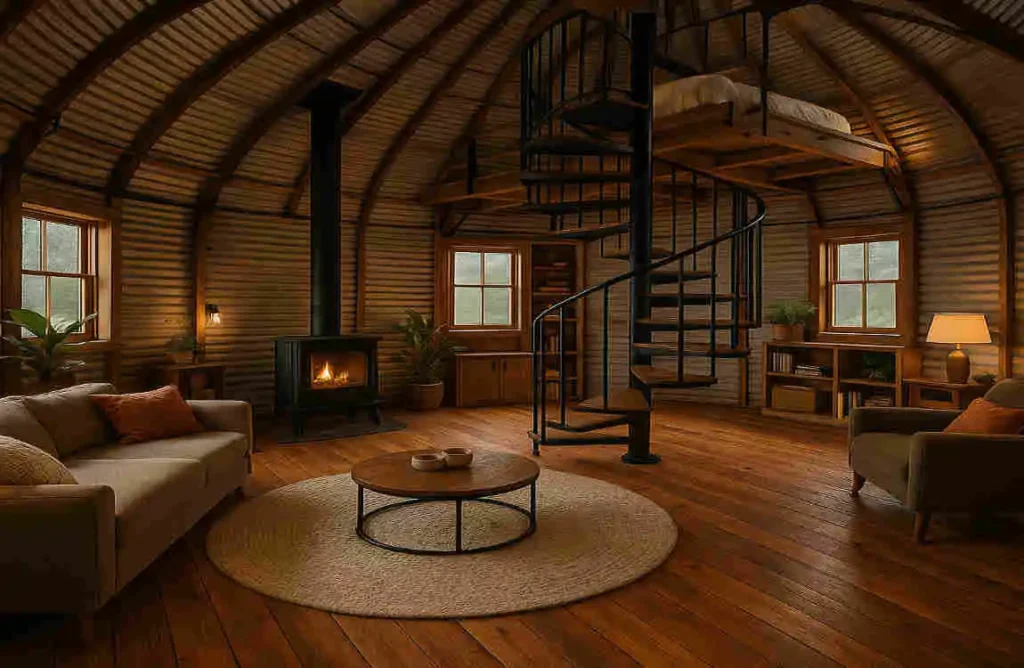 grain bin house interior