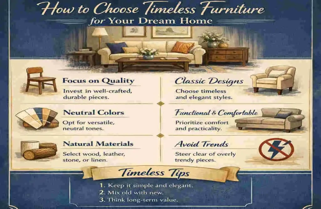 How to Choose Timeless Furniture for Your Dream Home