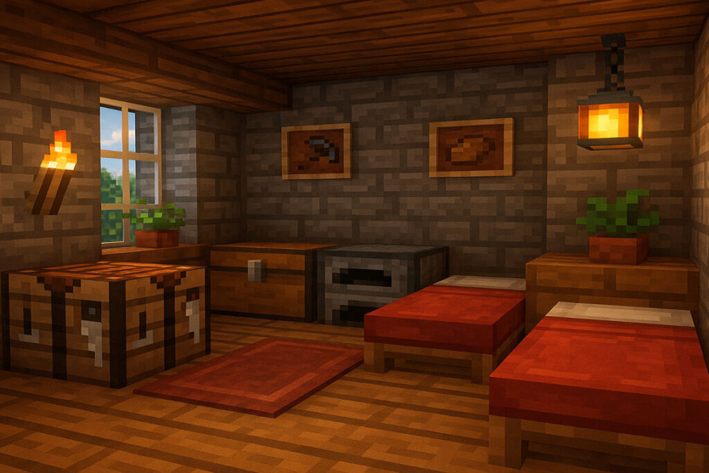 minecraft interior design