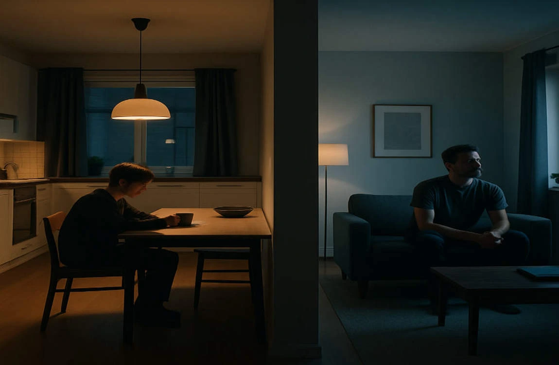 can you live in the same house and be separated