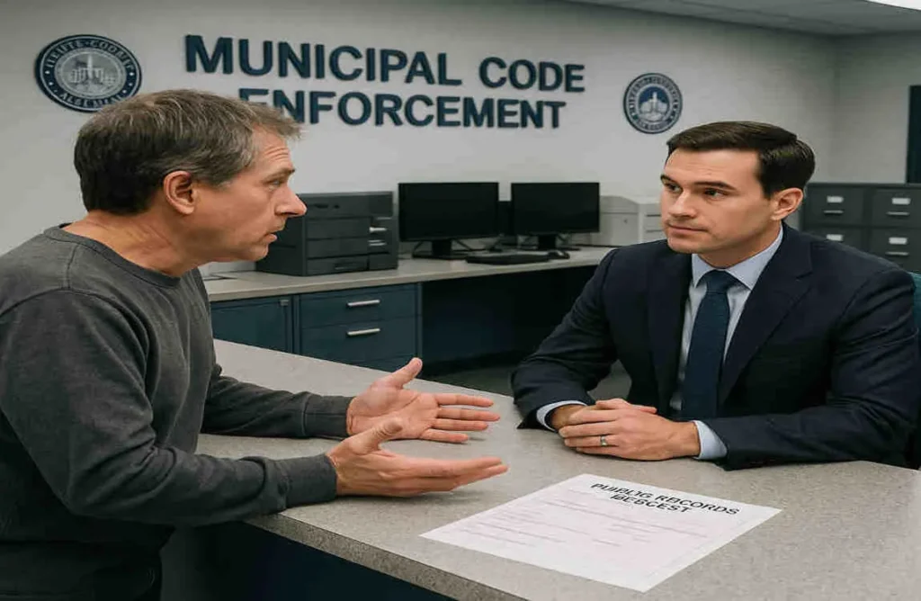 how to find home out who called code enforcement