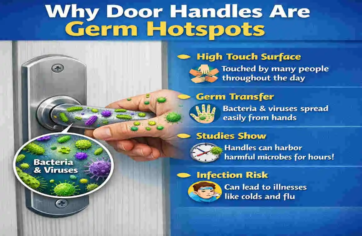 how to clean door handles