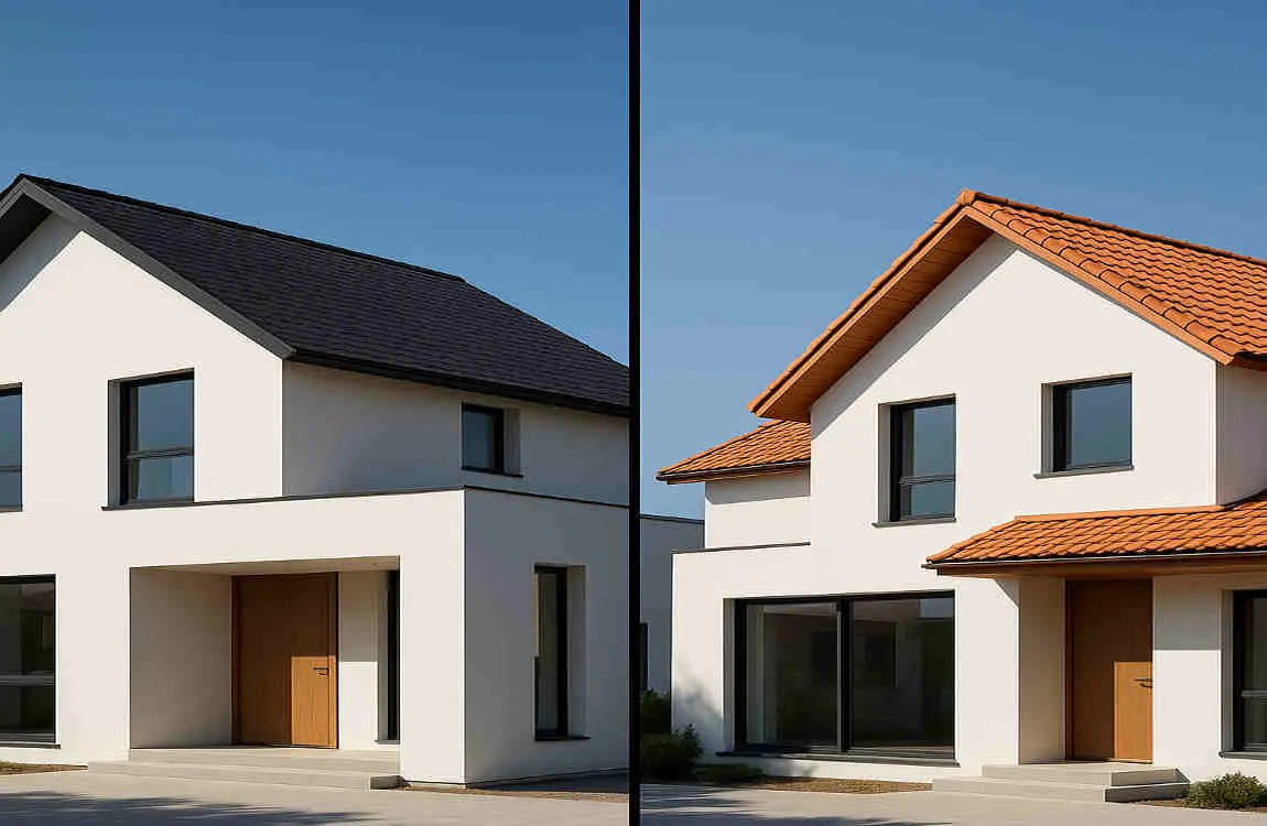 Modern house roof paint colors