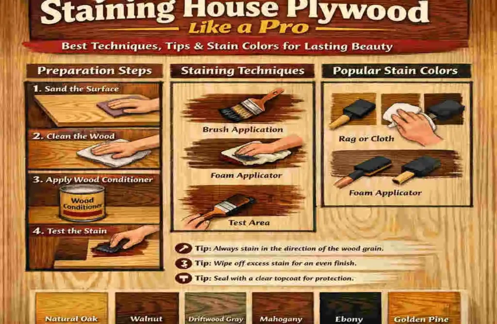 Staining House Plywood Like a Pro: Best Techniques, Tips & Stain Colors for Lasting Beauty Staining House Plywood Like a Pro: Best Techniques, Tips & Stain Colors for Lasting Beauty