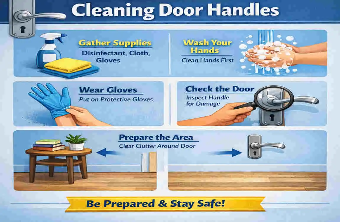 how to clean door handles