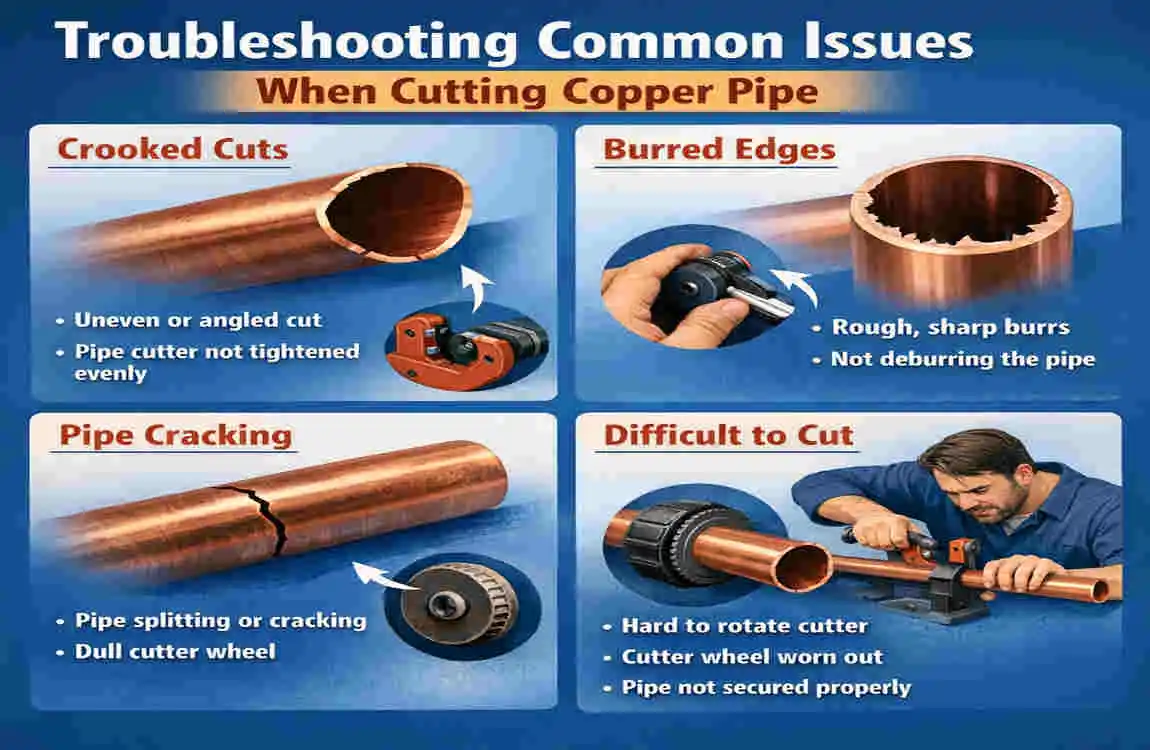 how to cut house copper pipe