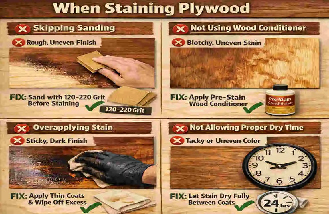 Staining House Plywood