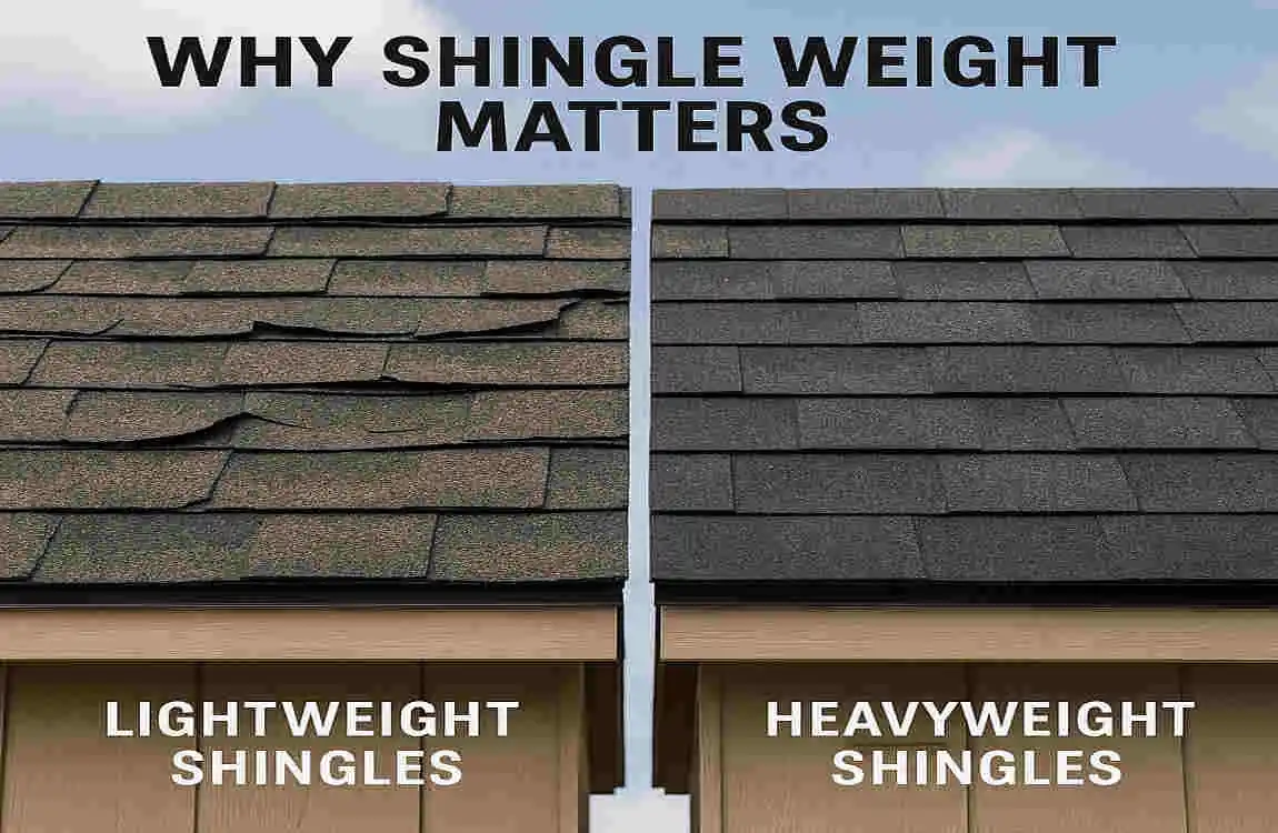 How much do house shingles weigh in kg