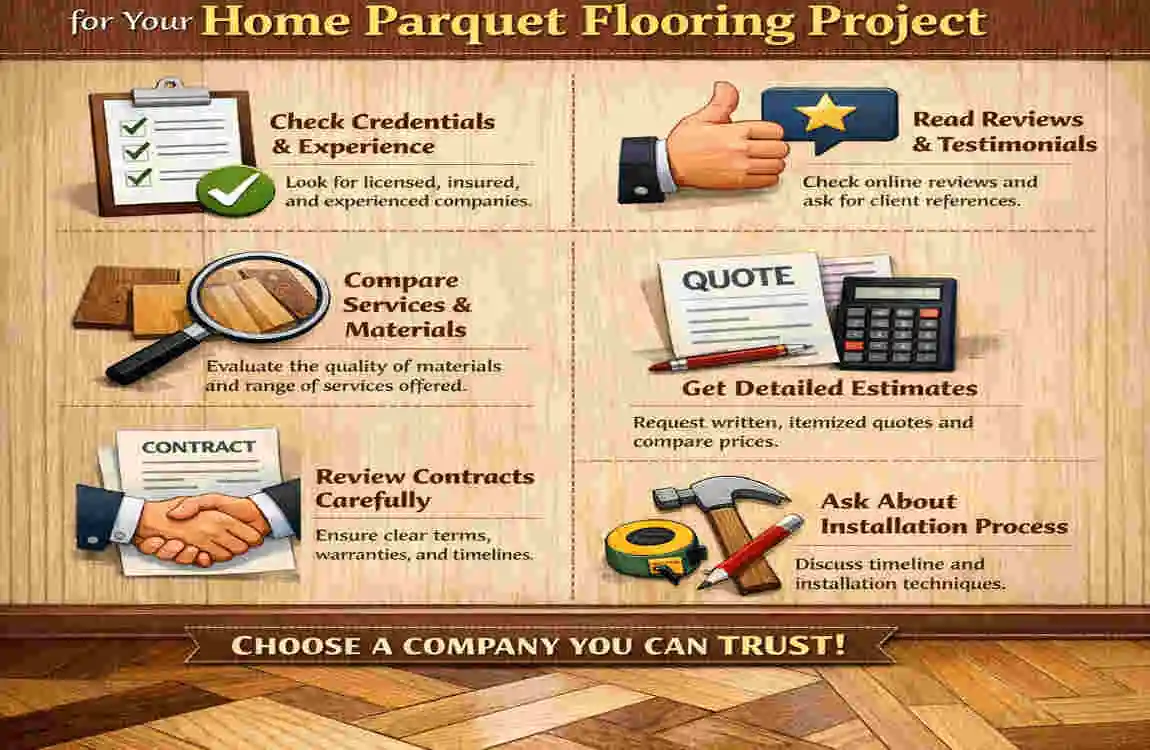 Flooring Company for Your Home Parquet Flooring Project