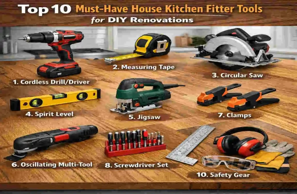 kitchen house fitter tools