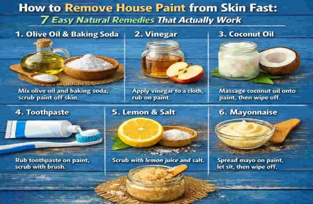 How to Remove House Paint from Skin Fast: 7 Easy Natural Remedies That Actually Work How to remove house paint from skin?