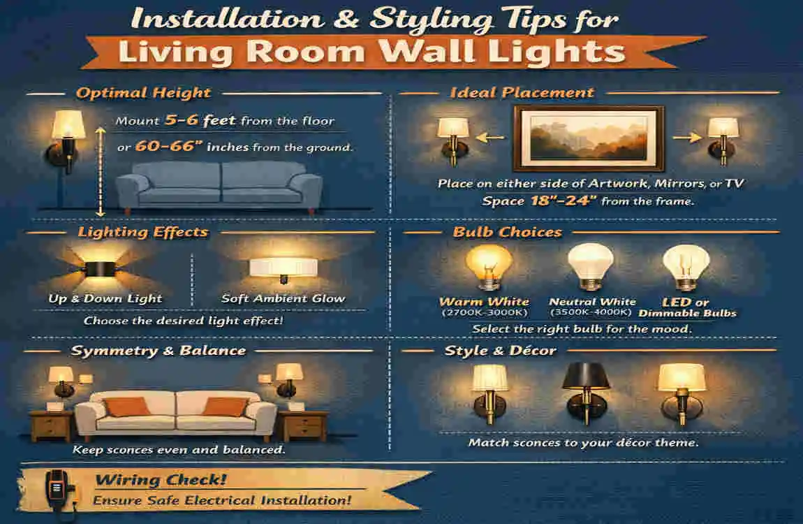 best wall lights for living room