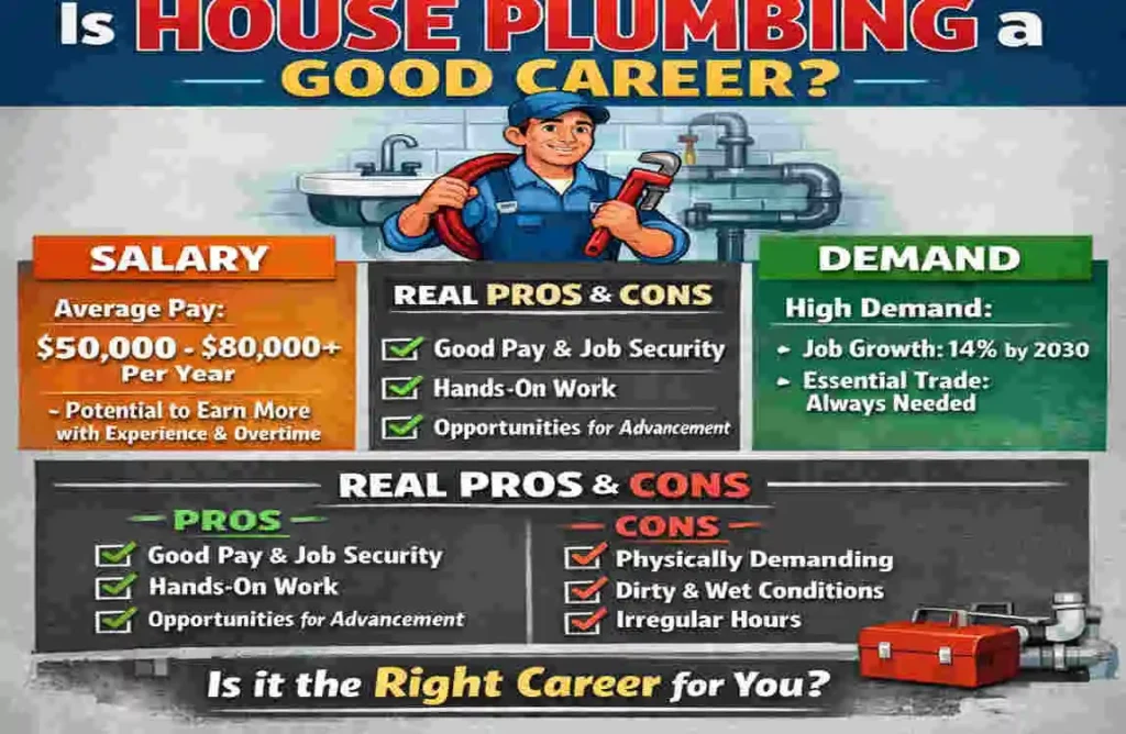 Is House Plumbing a Good Career ? Salary, Demand & Real Pros/Cons Revealed is house plumbing a good career