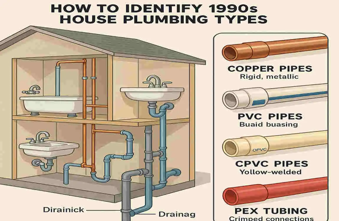 what type of house plumbing was used in 1990