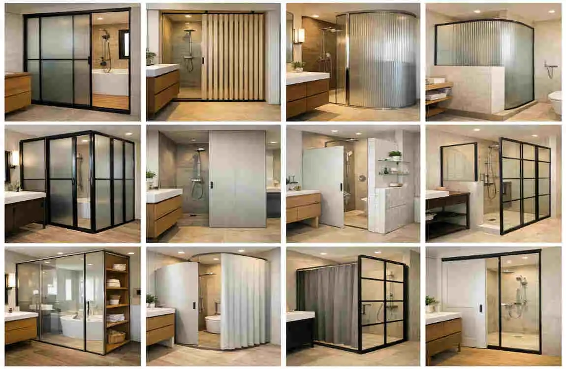 bathroom partitions for home