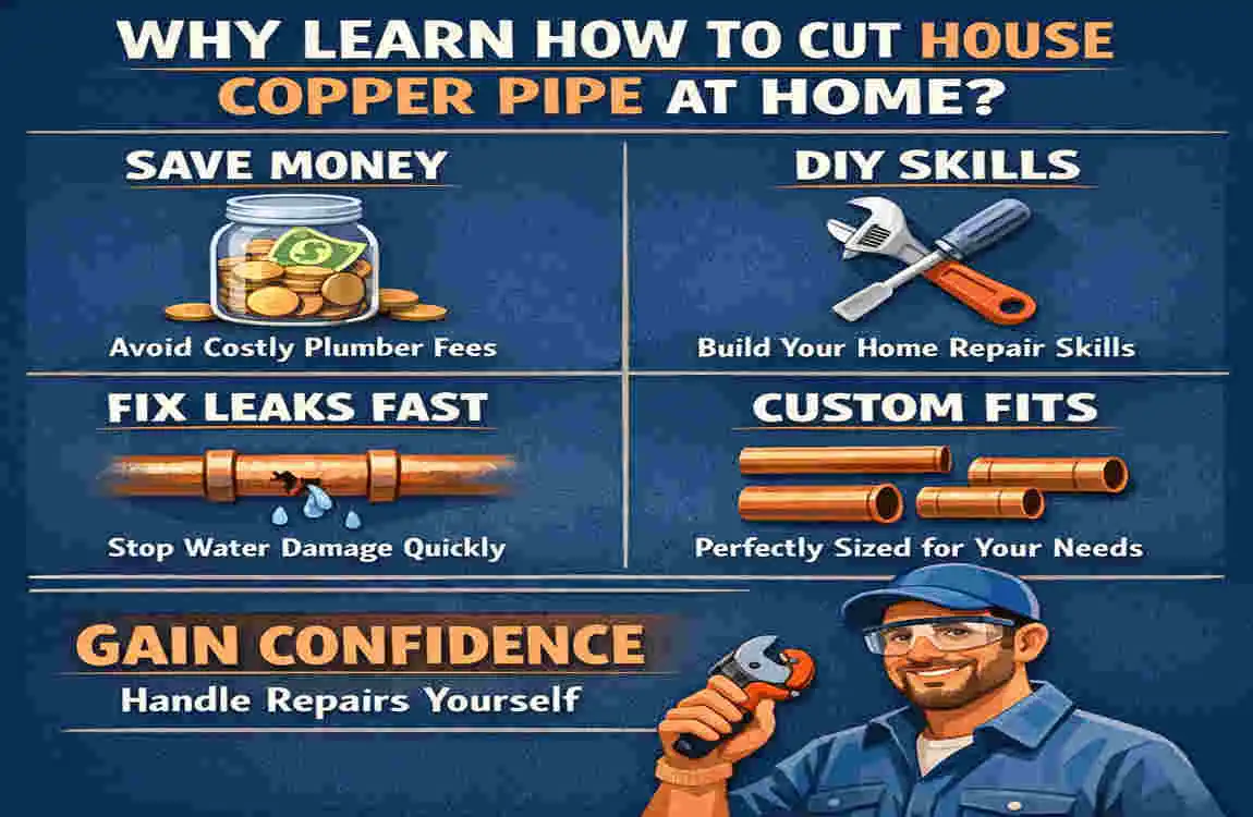 how to cut house copper pipe