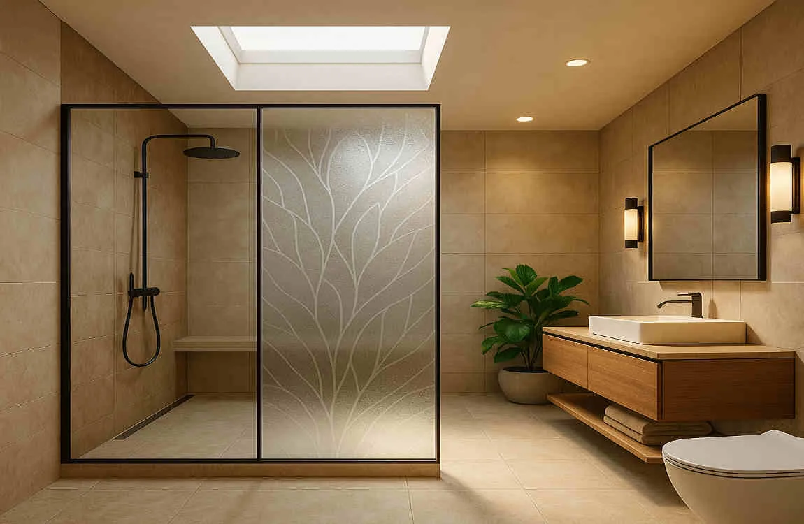 bathroom partitions for home