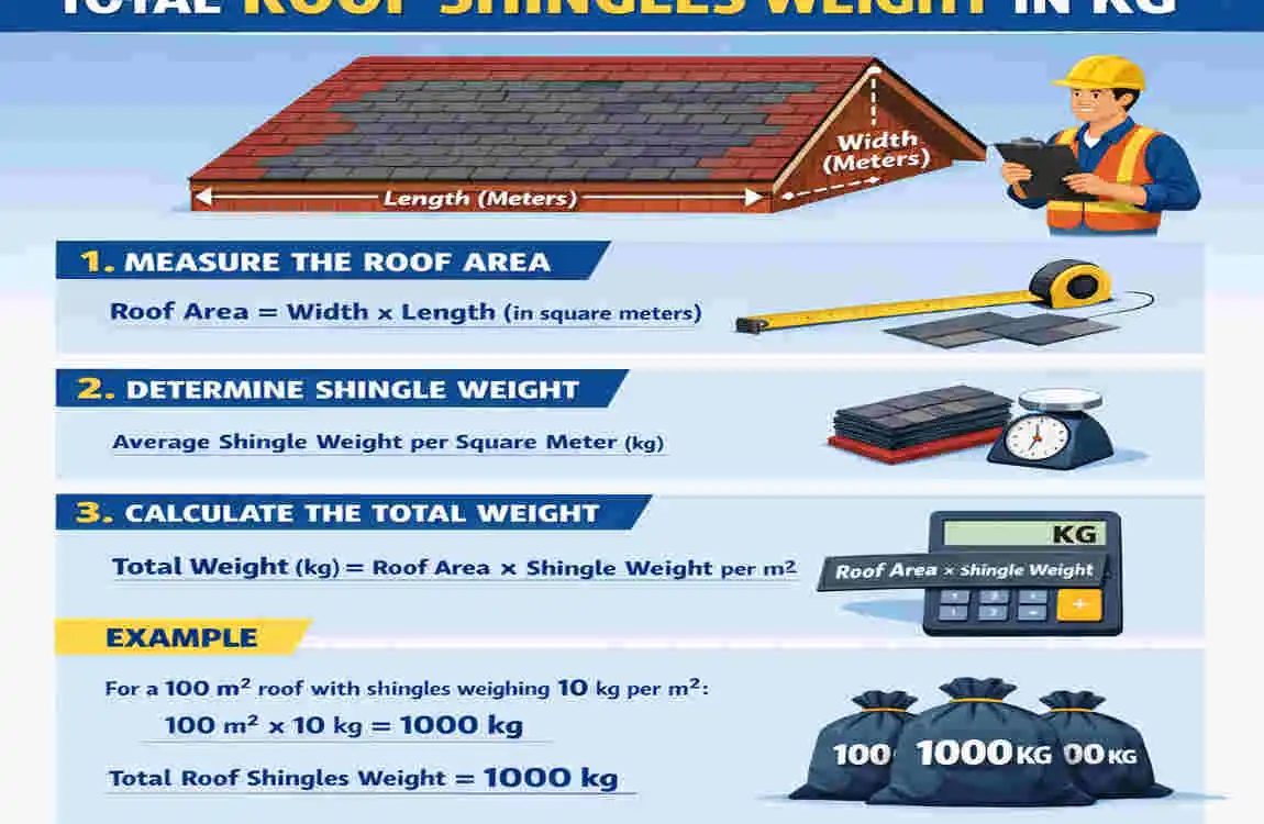 House Shingles Weight in KG: Exact Guide