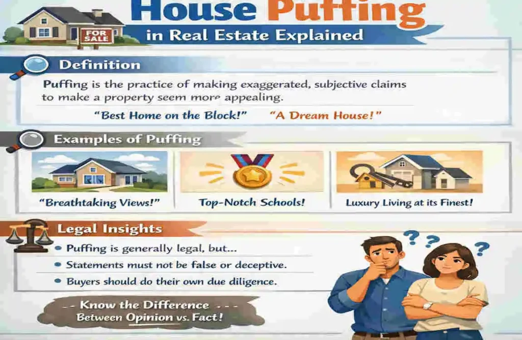 House Puffing in Real Estate Explained: Definition, Examples & Legal Insights