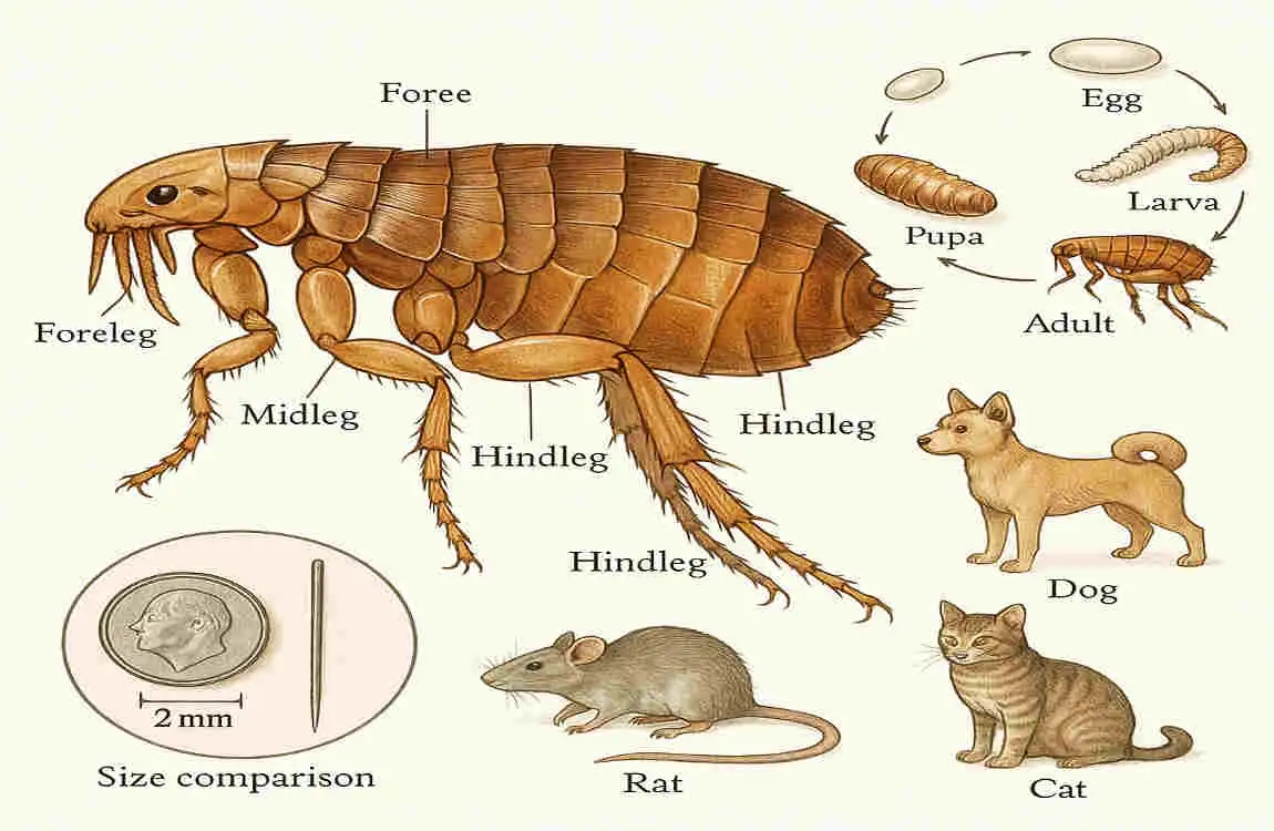 how fast do fleas spread in the house