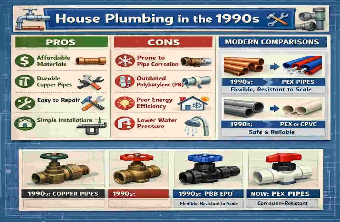 What Type of House Plumbing Was Used in 1990? Common Pipes, Materials & Retro Home Insights