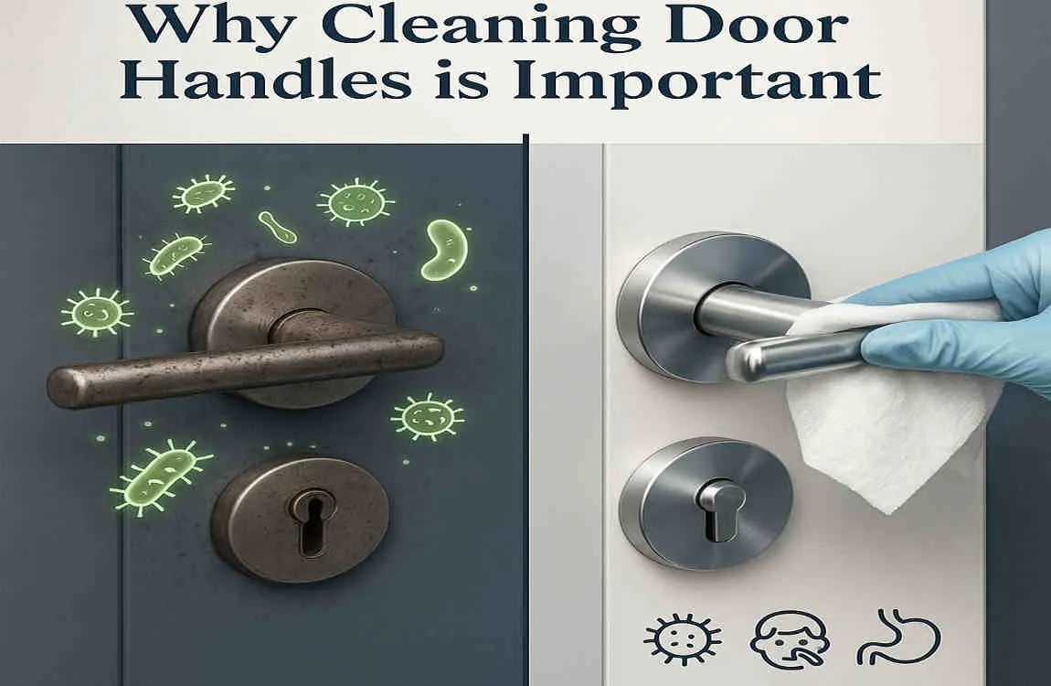 how to clean door handles