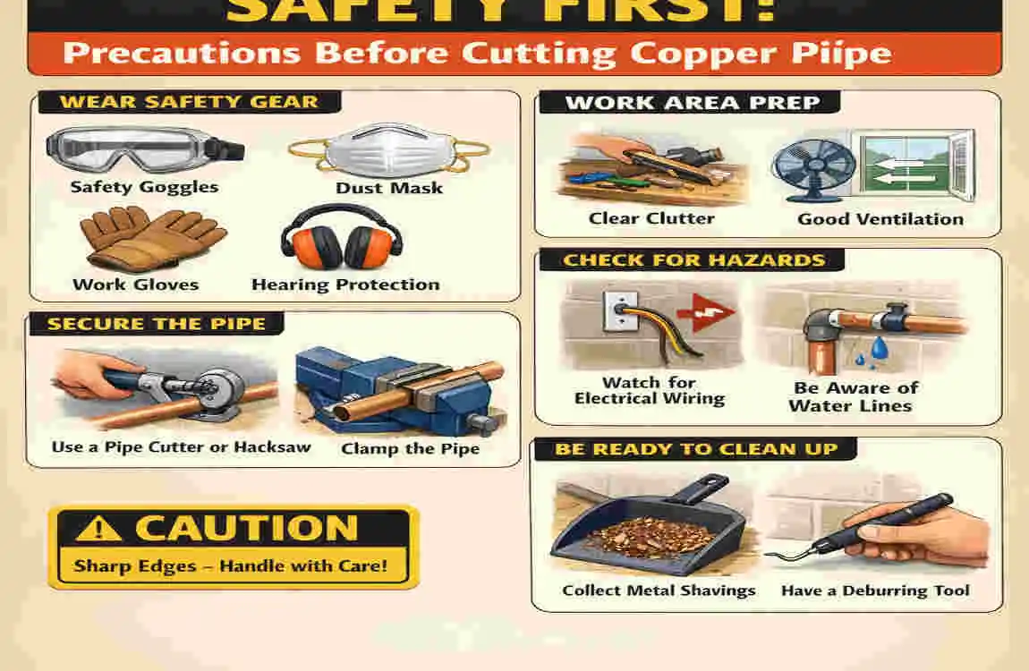 how to cut house copper pipe