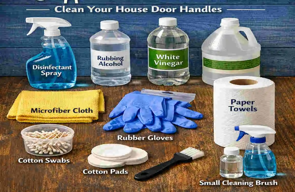 how to clean door handles