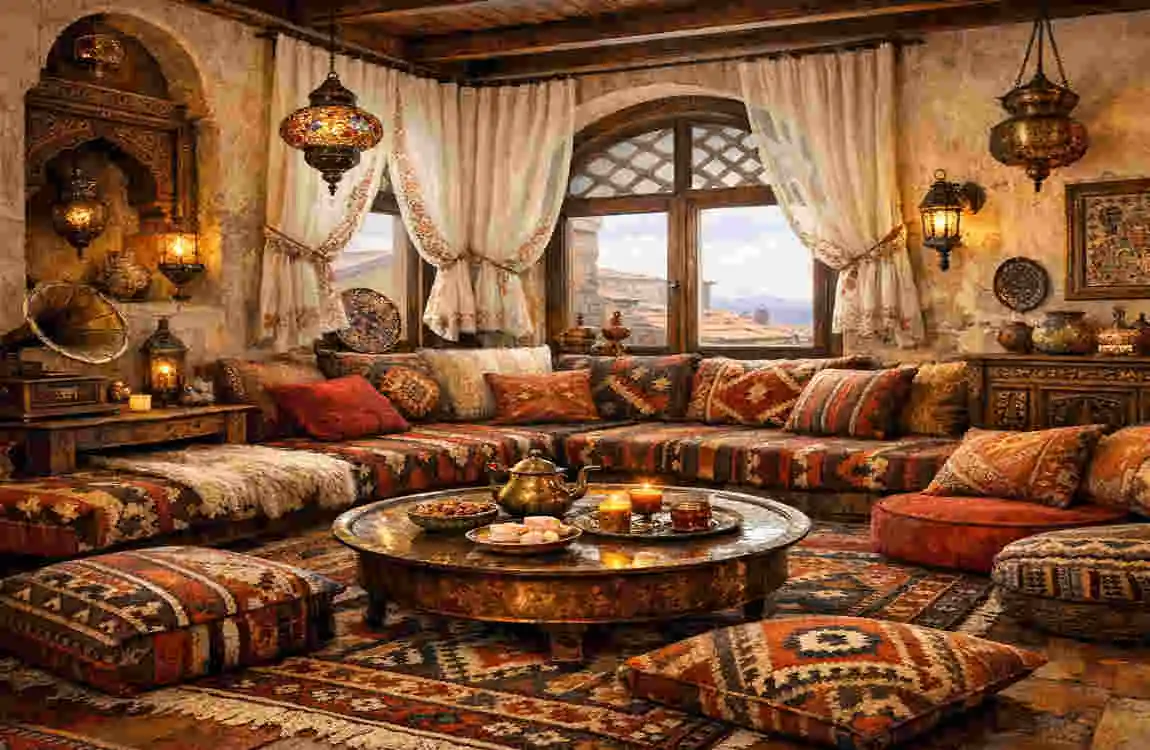 Traditional Turkish House Interior